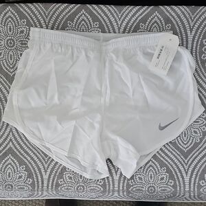 Nike White Athletic Shorts